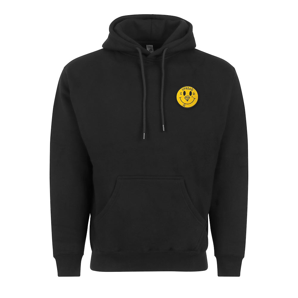 Spread Good Smile Patch Hoodie - Black