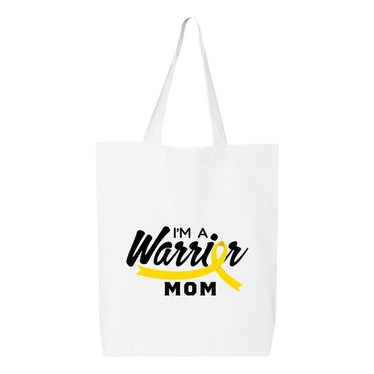 I'm A Warrior Mom Tote Bag