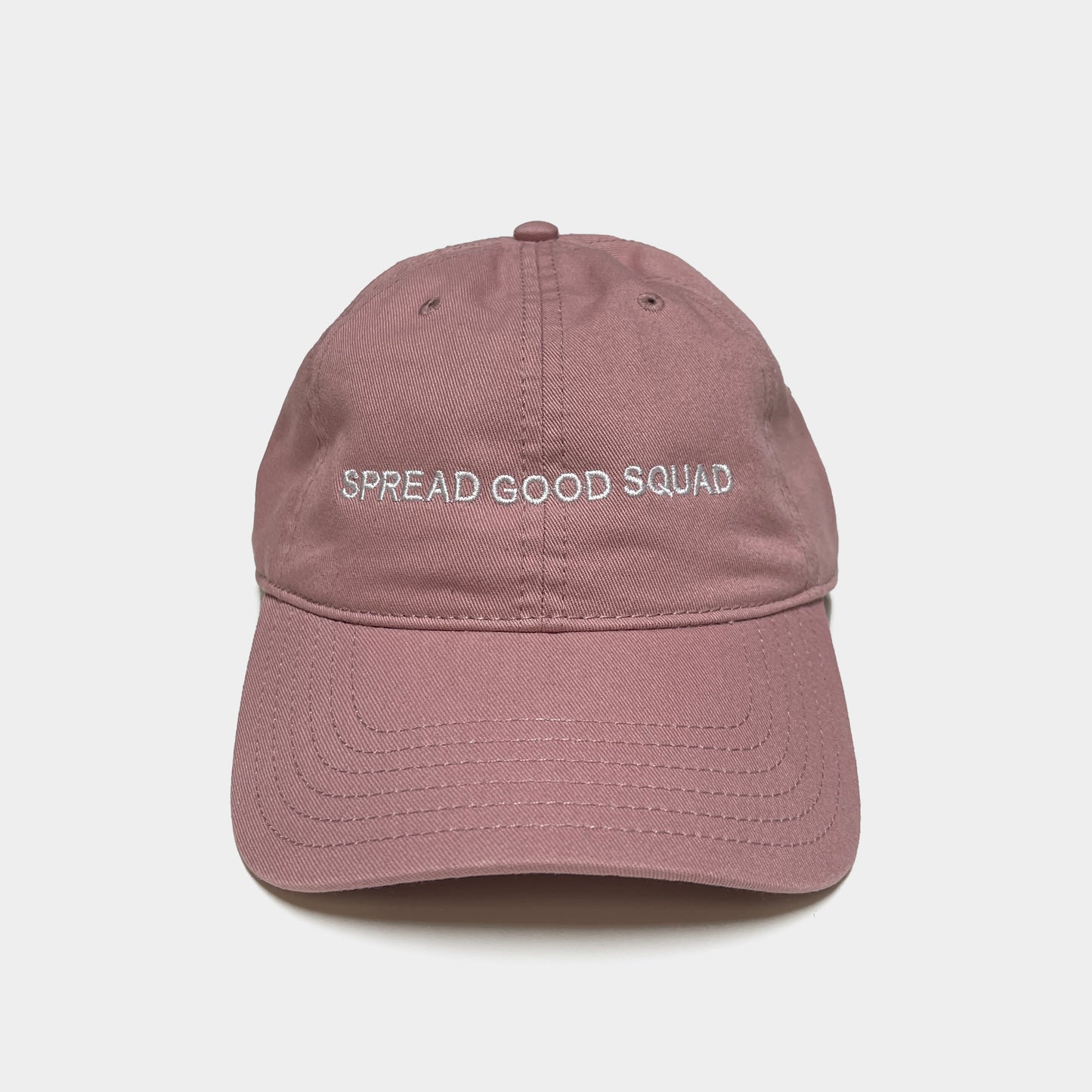 Spread Good Squad Dad Hat - Dusty Rose