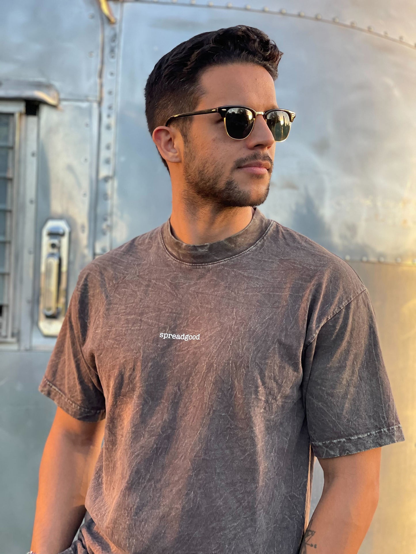 Spread Good Mineral Wash Cocoa Tee