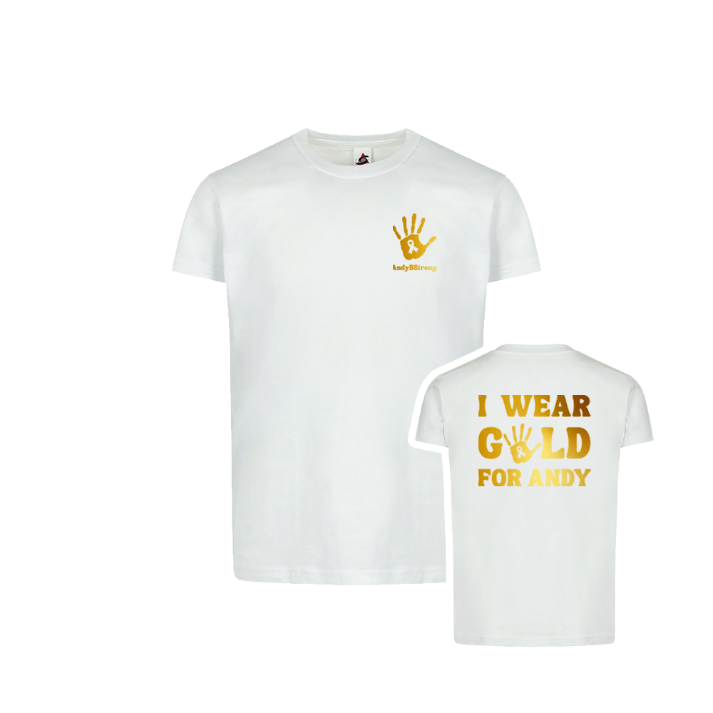 I wear Gold for Andy