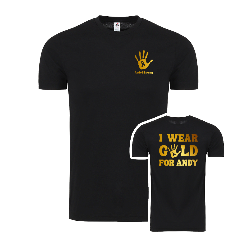 I wear Gold for Andy