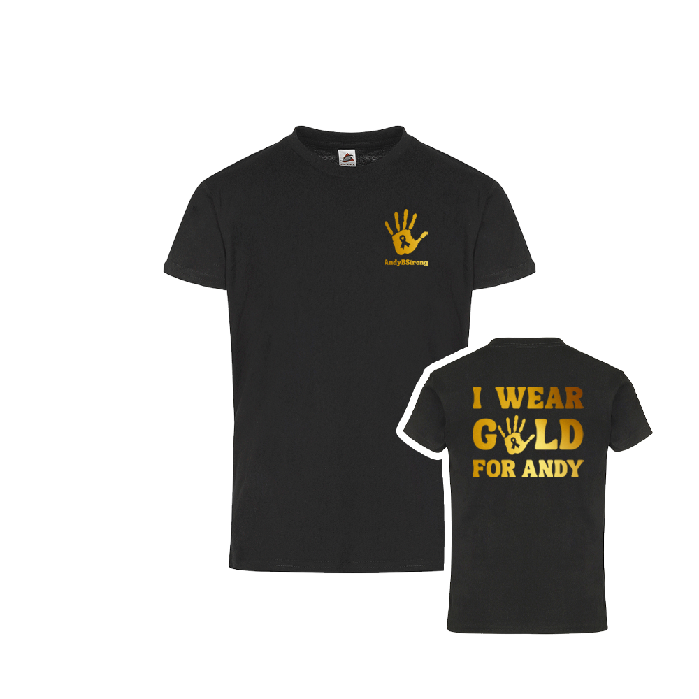 I wear Gold for Andy
