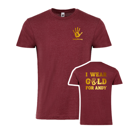 I wear Gold for Andy