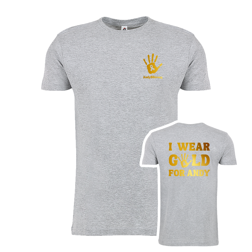 I wear Gold for Andy