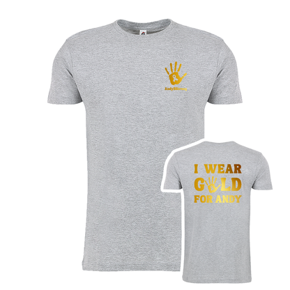 I wear Gold for Andy