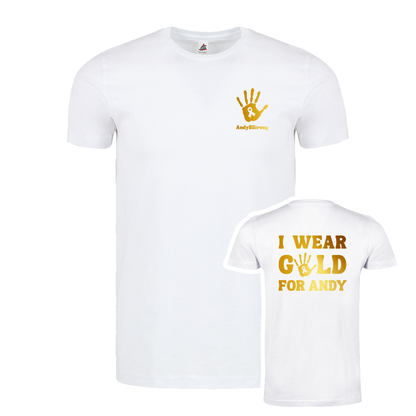 I wear Gold for Andy