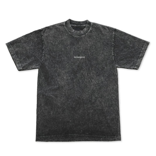 Spread Good Mineral Wash Black Tee